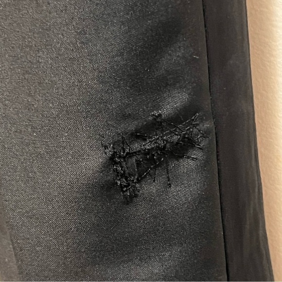 Burberry Uniform Tuxedo Stripe Straight Leg Wool Mohair Pants Size 8 - Picture 8 of 16